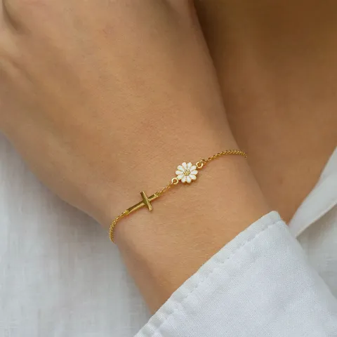 margriet armband in verguld sterlingzilver - Marie