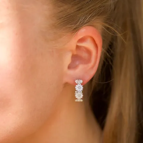 18 mm margriet creool in zilver - Maggie