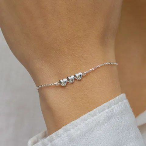 hart armband in zilver