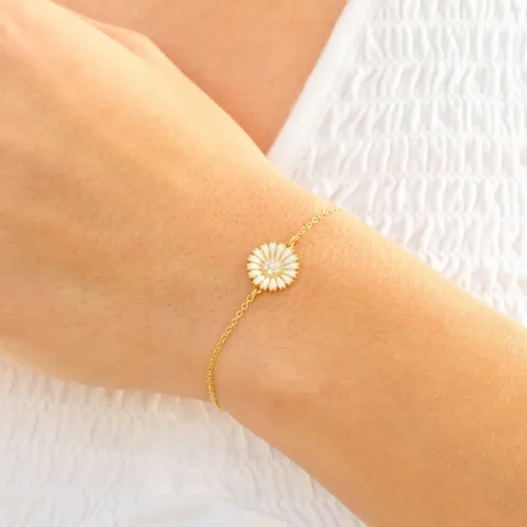 margriet zirkoon armband in verguld sterlingzilver - Marie