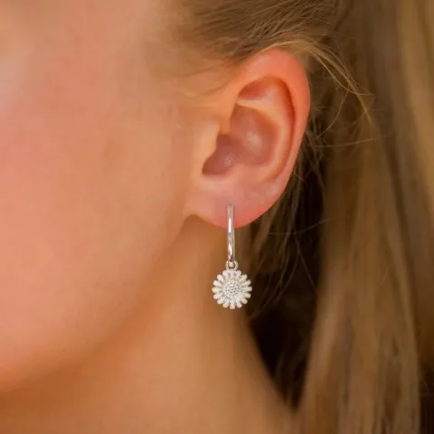 18 mm margriet creool in zilver - Matilda