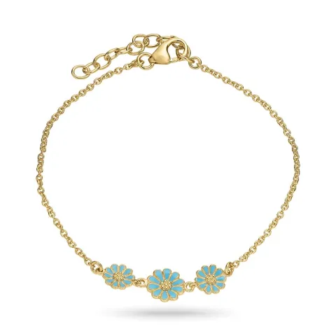 margriet blauwe armband in verguld sterlingzilver - Maggie