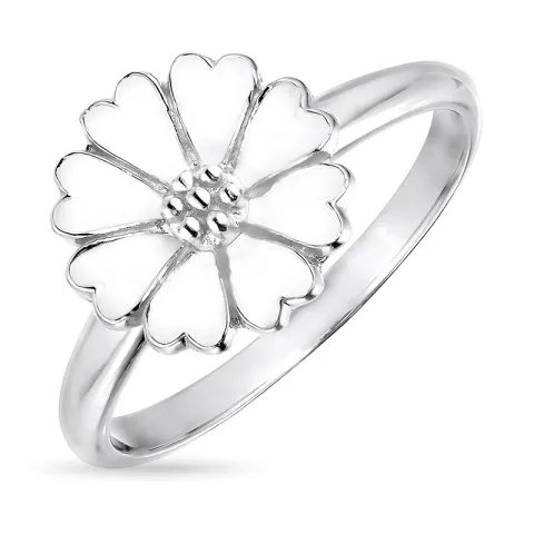 11 mm margriet ring in zilver - Magda