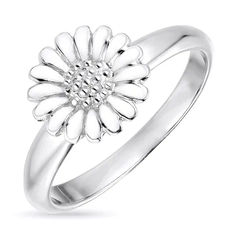 10 mm margriet ring in zilver - Matilda