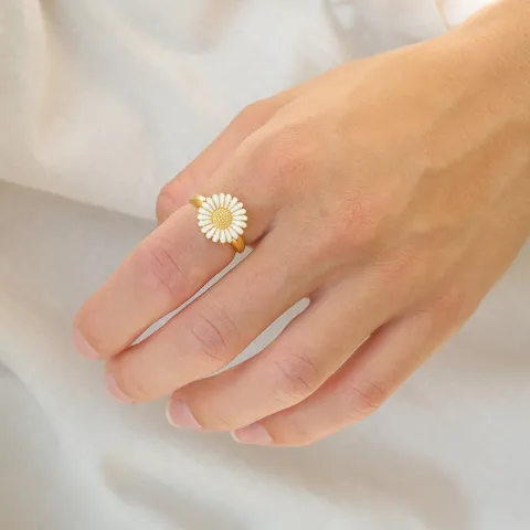 margriet ring in verguld sterlingzilver - Matilda