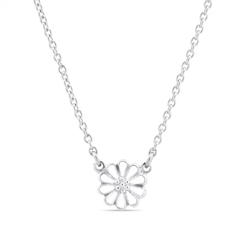 margriet ketting in zilver met hanger in zilver - Maggie