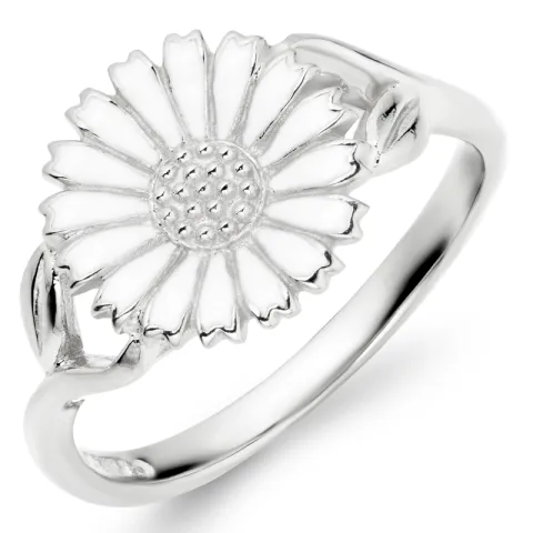 11 mm margriet ring in zilver - Marie