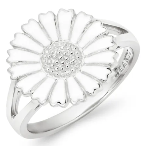 14 mm margriet ring in zilver