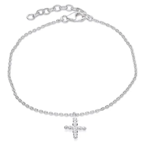 kruis armband in zilver
