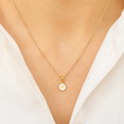 margriet hanger in verguld sterlingzilver - Maggie