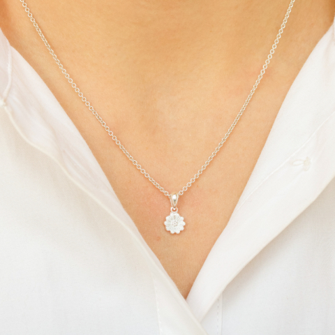 margriet hanger in zilver - Maggie