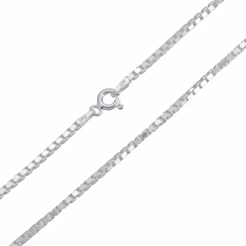 Elegant venetiaanse ketting in zilver 50 cm x 1,6 mm