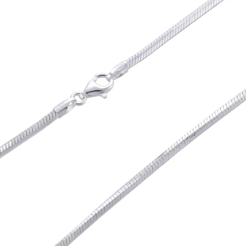 slangenketting in zilver 42 cm x 1,8 mm