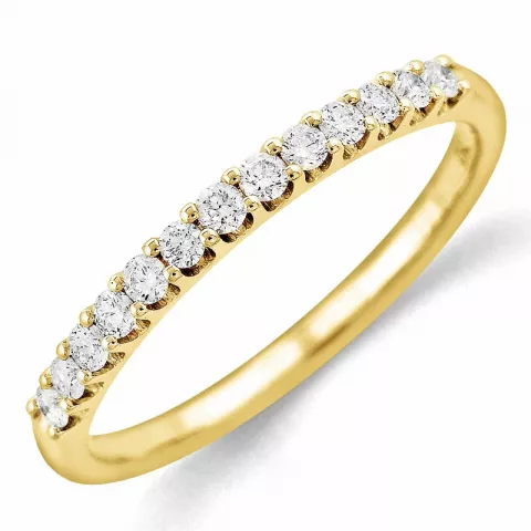 testsieraad diamant mémoire ring in 14 karaat goud 0,25 ct