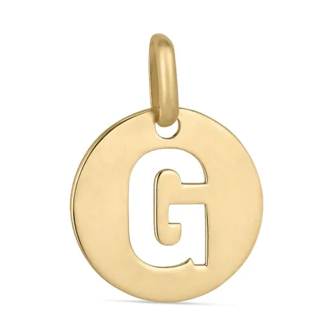 letter g hanger in 8 karaat goud