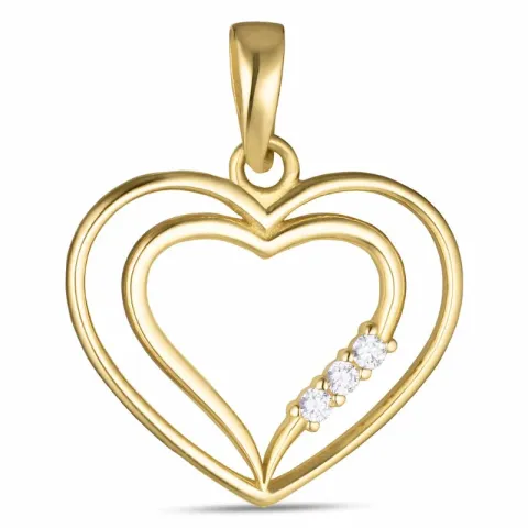 hart hanger in 9 karaat goud - Gold Collection