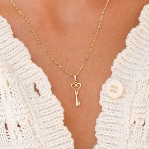 sleutel hanger in 8 karaat goud - Gold Collection