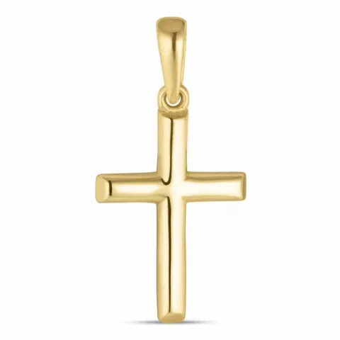 10,5 x 14,5 mm kruis hanger in 8 karaat goud