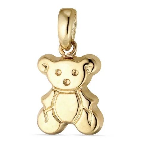 teddybeer hanger in 9 karaat goud