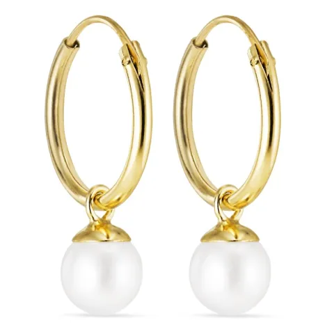 testsieraad creool in 9 karaat goud