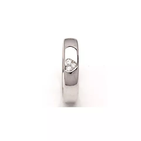 Trouwring in zilver 0,075 ct