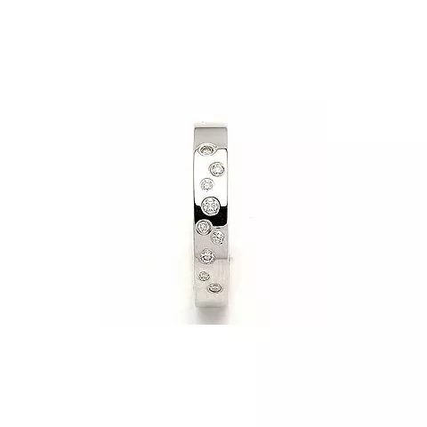 Trouwring in zilver 0,126 ct