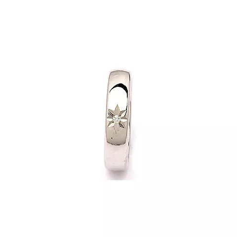 Trouwring in zilver 0,020 ct