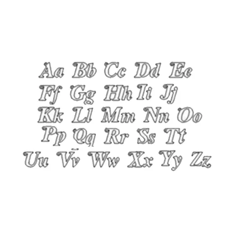 Naamkettingen met hanger in verguld zilver