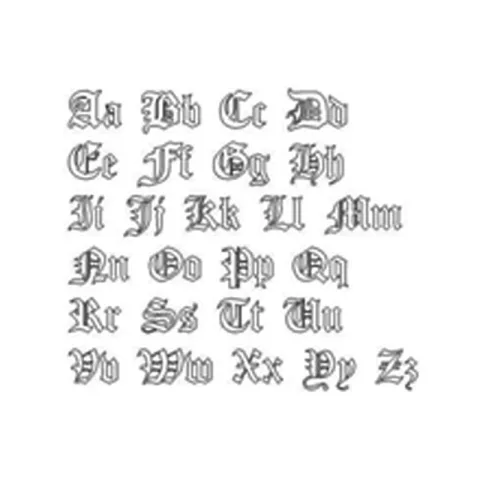 Naamkettingen met hanger in 9 karaat goud