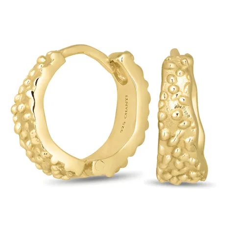 16 mm creool in verguld zilver