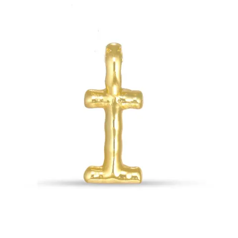 letter i hanger in verguld sterlingzilver