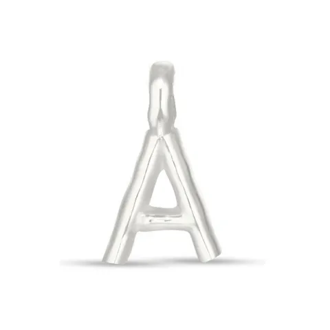 letter a hanger in zilver