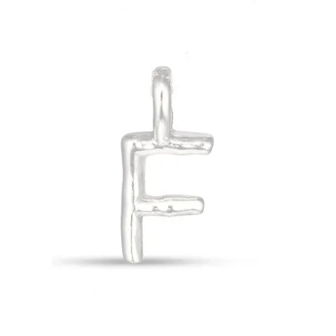 letter f hanger in zilver