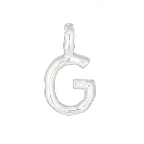 letter g hanger in zilver