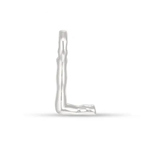 letter l hanger in zilver