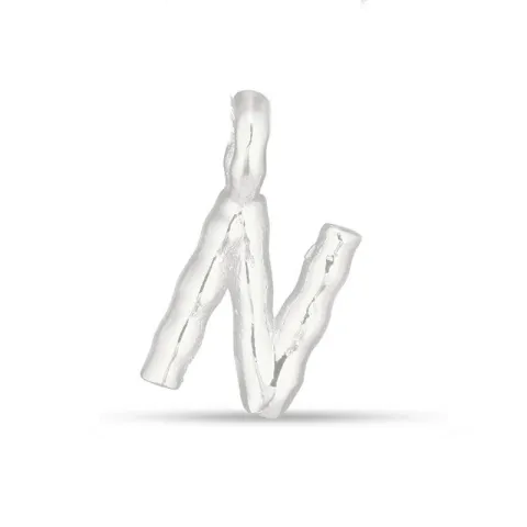 letter n hanger in zilver - My Letter