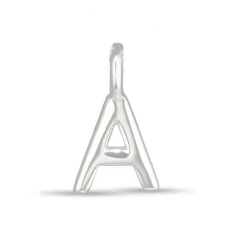 letter a hanger in zilver