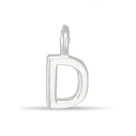 letter d hanger in zilver