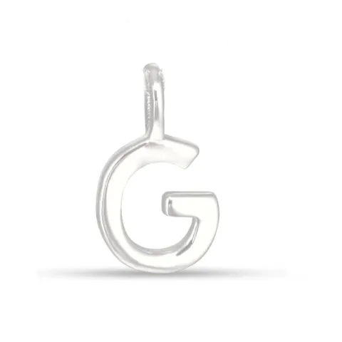 letter g hanger in zilver