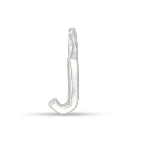 letter j hanger in zilver