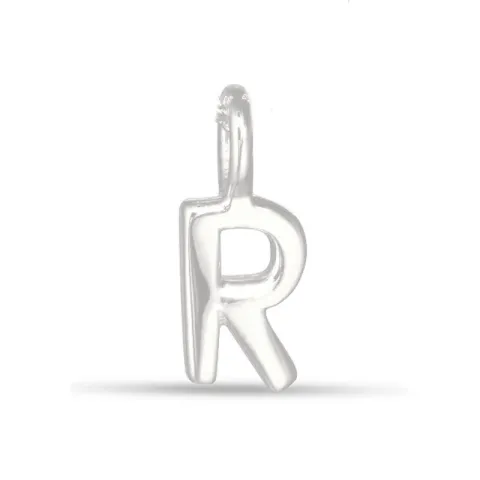 letter r hanger in zilver