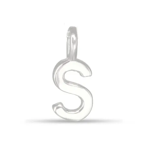letter s hanger in zilver