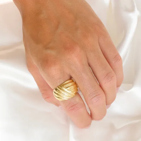 ring in verguld messing - Eliné