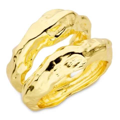 ring in verguld messing - Eliné