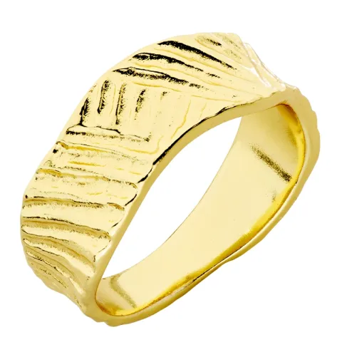 ring in verguld messing - Eliné