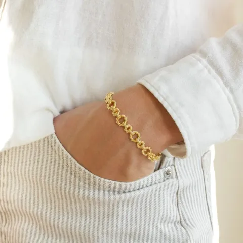 armband in verguld messing - Eliné