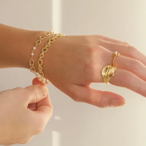 armband in verguld messing - Eliné