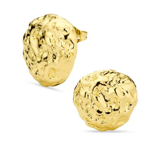 oorbellen in verguld messing - Eliné