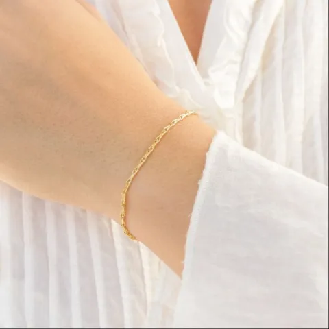 armband in verguld messing  x 2,0 mm  - Eliné