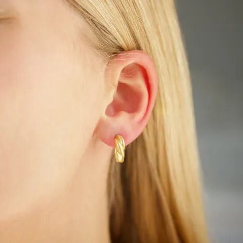 creool in verguld messing - Eliné